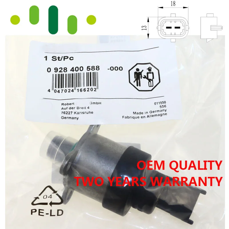 0928400588 5083671AA High Pressure Fuel Pump Regulator Metering Control