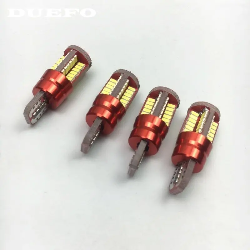 20 шт./лот автомобильная светодиодная лампа T15 T10 194 W5W Canbus 57SMD 3014 Светодиодная без