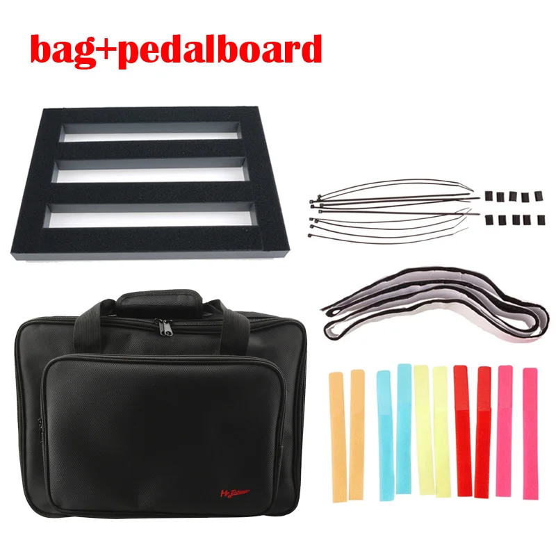Гитарный эффект Pedalboard сумка чехол для 27X37 см гитарная педаль D - Цвет: pedalboard with bag