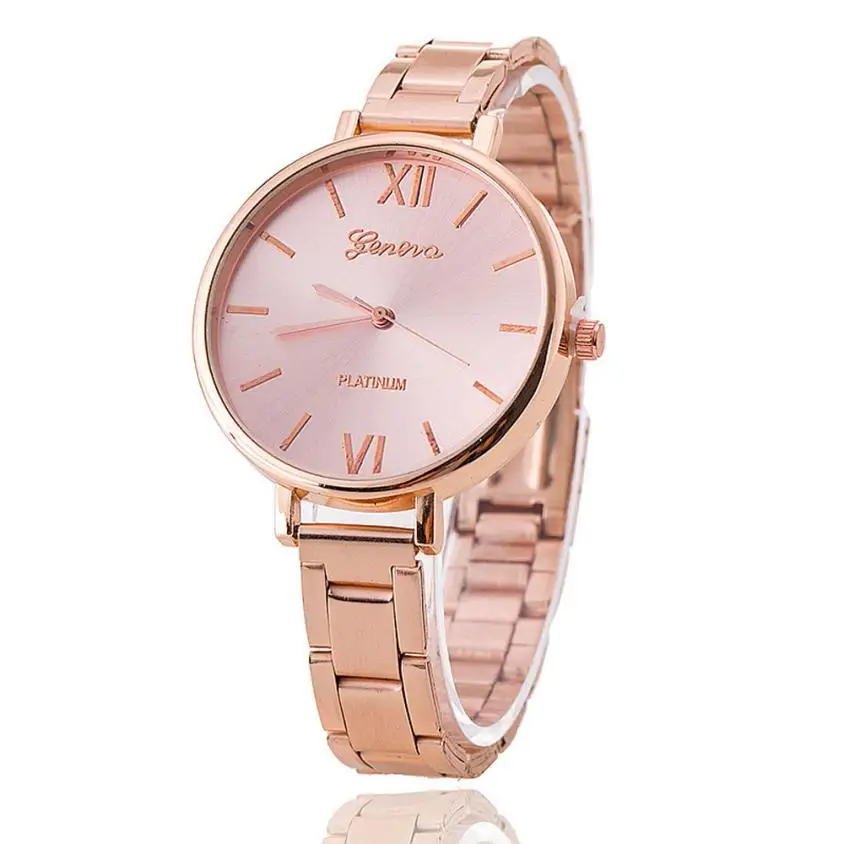 

Women Watches Montre Femme Military Stainless Steel Watch Rose Gold Fashion Date Sport Watch Women 18MAY22