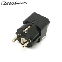 Universal 3 pin AC Germany Power Plug Adapter Travel Converter Australia UK USA EU Universal 3 pin AC Germany Power Plug Adapter Travel Converter Australia UK USA EU