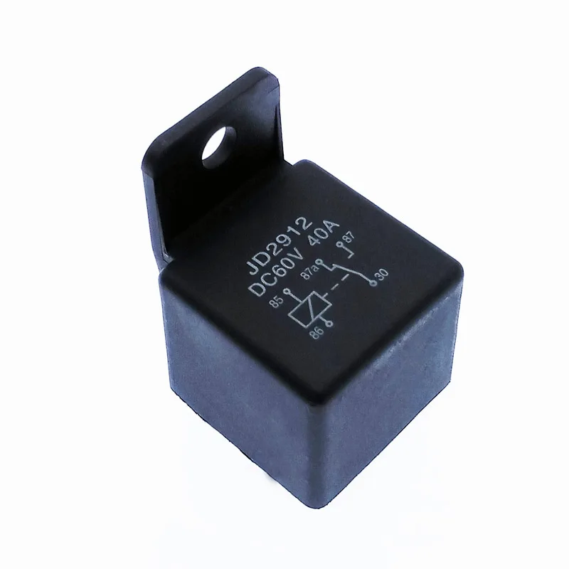 

40A Auto Car relay JD2912 5 Pin DC 12V 24V 36V 48V with Mounting Hole Coil Power 1.8W Automobile Control Device