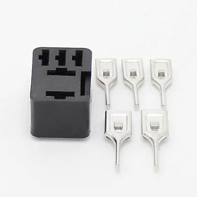 

10 sets - PCB auto relay socket 5pin car relay holder pcb terminal