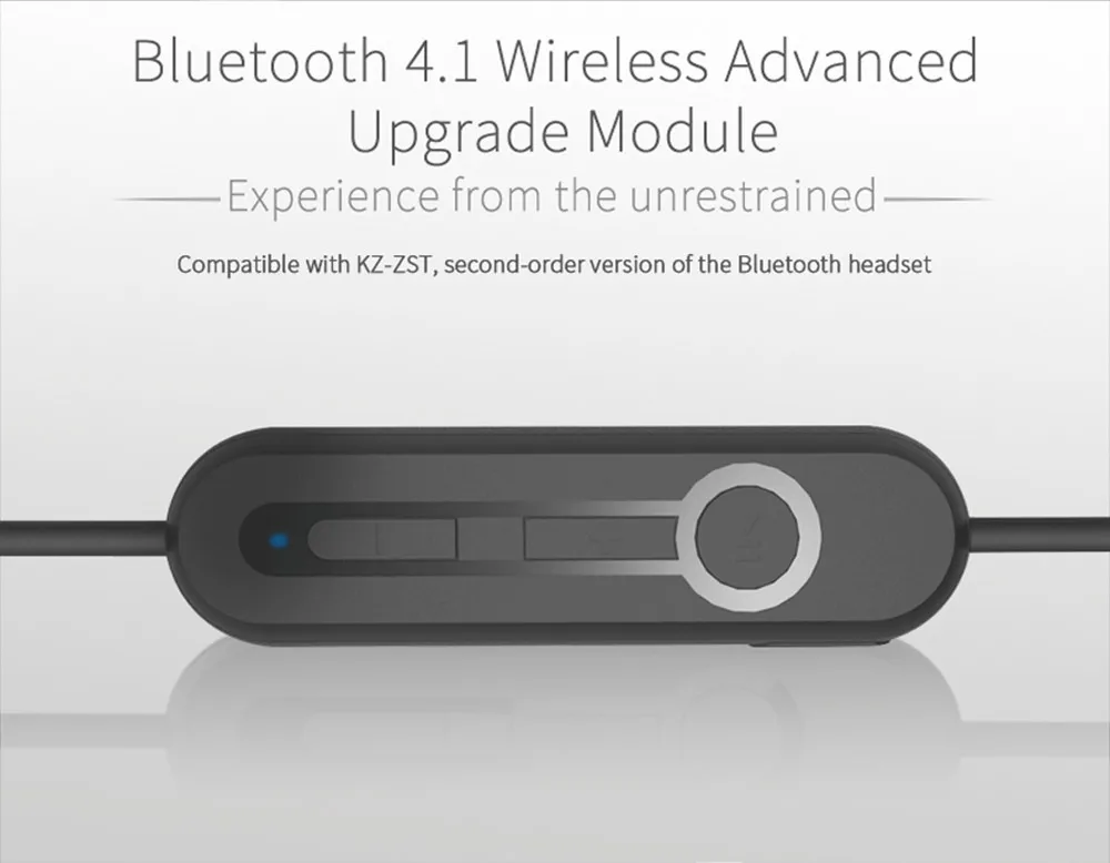 KZ 85 см Bluetooth кабель ZST/ZS3/ZS5/ED12 Bluetooth 4,1 Беспроводной Улучшенный модуль для ZST/ZS3/ZS5/ED12