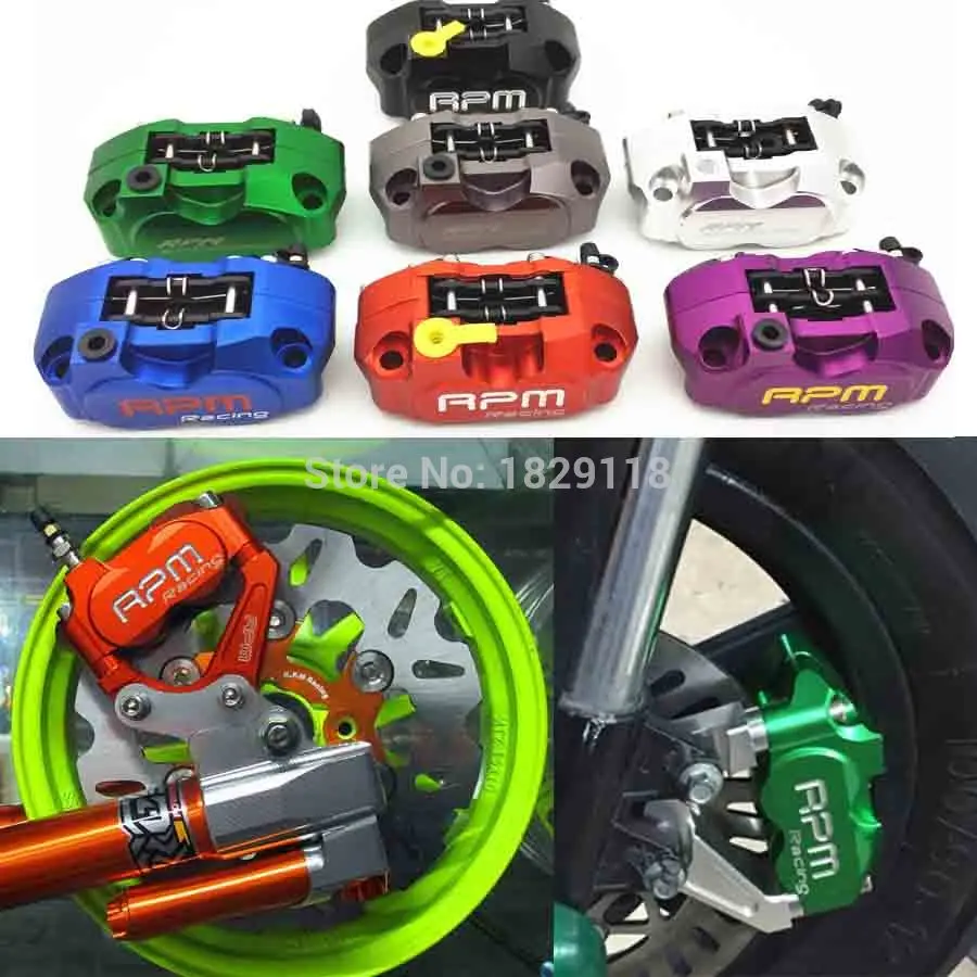 

RPM CNC Electric Motorcycle Scooter Brake Calipers + 200mm / 220mm Disc Brake Pump Adapter Bracket Universal For Yamaha Honda