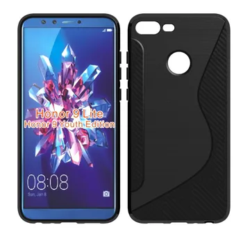 

50pcs/lot New Arrival Pure Color NS line TPU Phone Back Cover Case For Huawei honor 9 lite