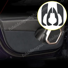 4 шт. для Jeep Renegade- черный кожаный защитный чехол для двери защита для автомобиля аксессуары для укладки