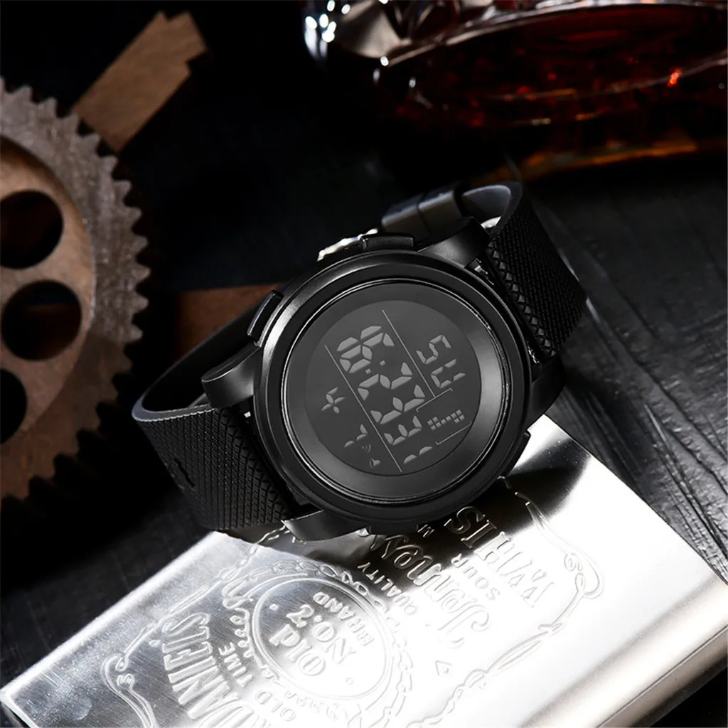 Модные высококачественные мужские водонепроницаемые электронные часы серии 30 м, мужские модели, качественные кварцевые часы для активного отдыха, туризма, спорта, лучший подарок 5