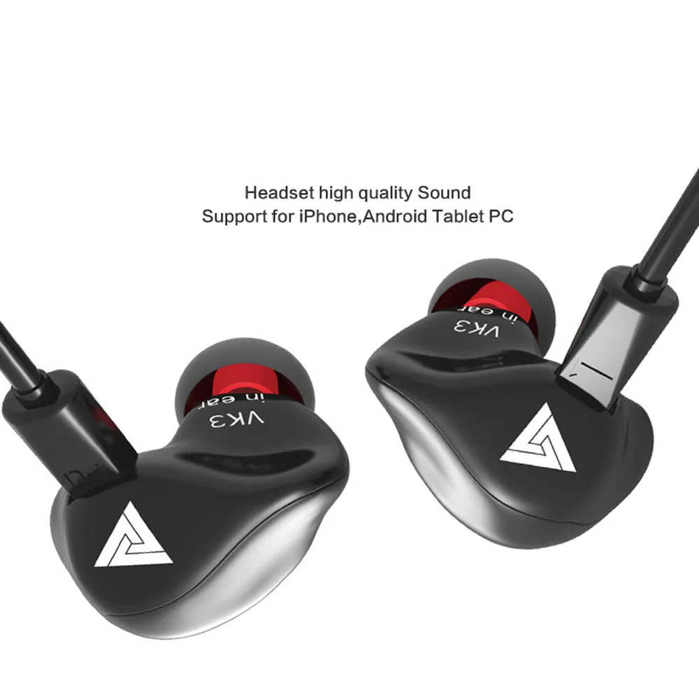 

Yangmaile wired in-ear earphones earbuds QKZ VK3 With Mic In-Ear Earbud Earphone Headset Stereo Professional z6