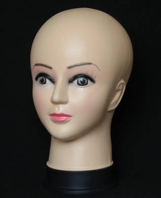Для женщин манекен головы шляпу Дисплей парик торс ПВХ голову Обучение Модель femal модели головы
