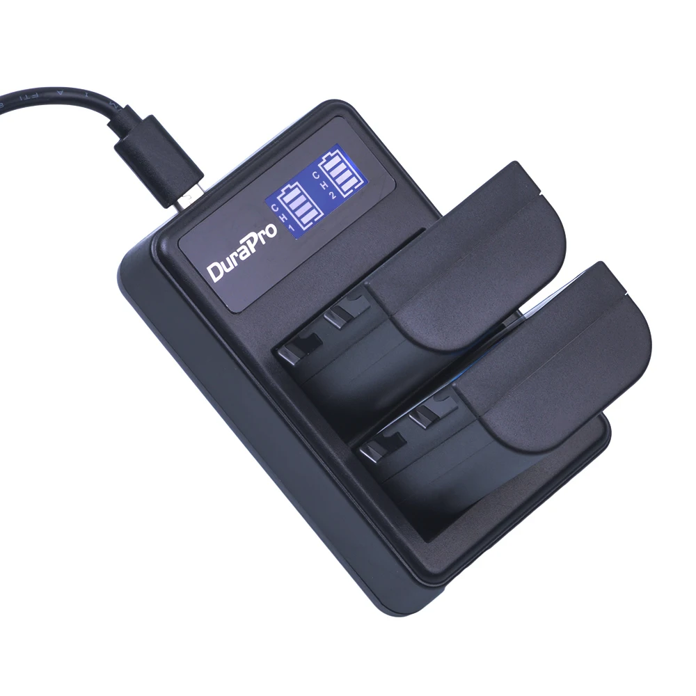2 шт. DMW BLF19 литий ионная аккумуляторная батарея + LCD двойное зарядное устройство USB