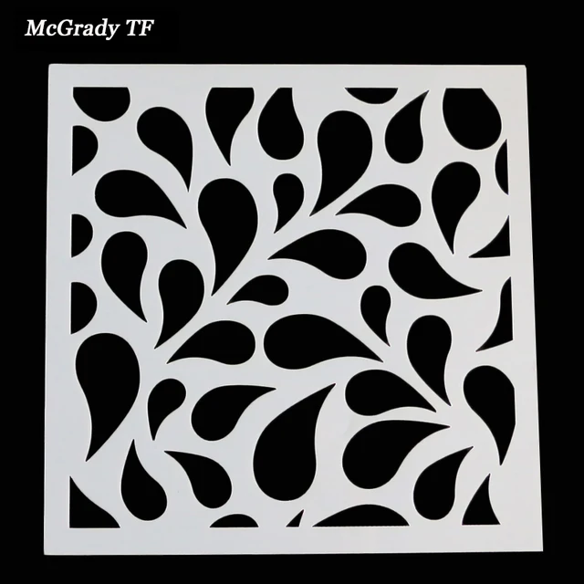 Free Shipping 13cm*13cm Plastic Stencils For DIY Scrapbooking Photo Hot