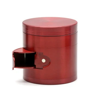 

1 Pcs 2.5 Inch Metal Herb Herbal Grinder 4 Layers 6 Colors Side Open Tobacco Crusher Hand Muller Smoking Accessories Grinder