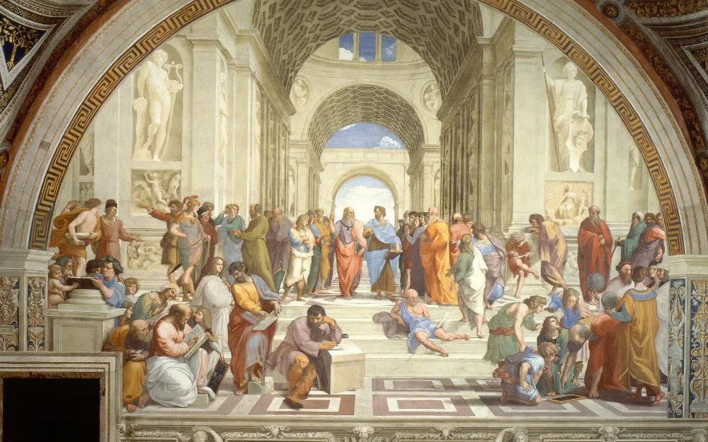 The School of Athens Italian Renaissance artist Raphael.