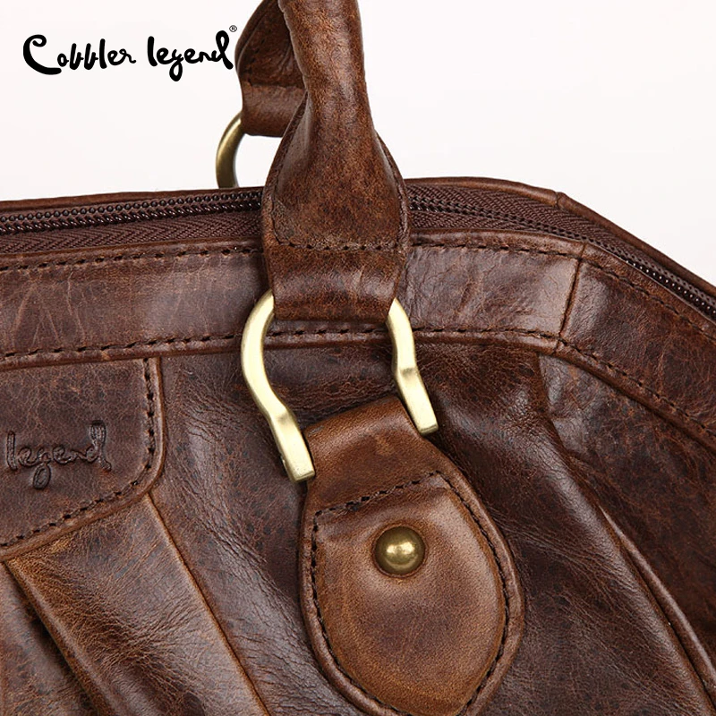 Cobbler Legend Tote из натуральной кожи, модные сумки через плечо для женщин, роскошные женские сумки-мессенджеры, винтажные дизайнерские сумки