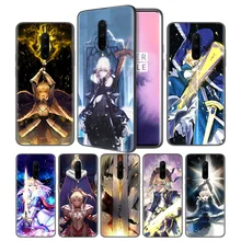 fate saber Soft Black Silicone Case Cover for OnePlus 6 6T 7 Pro 5G Ultra-thin TPU Phone Back Protective