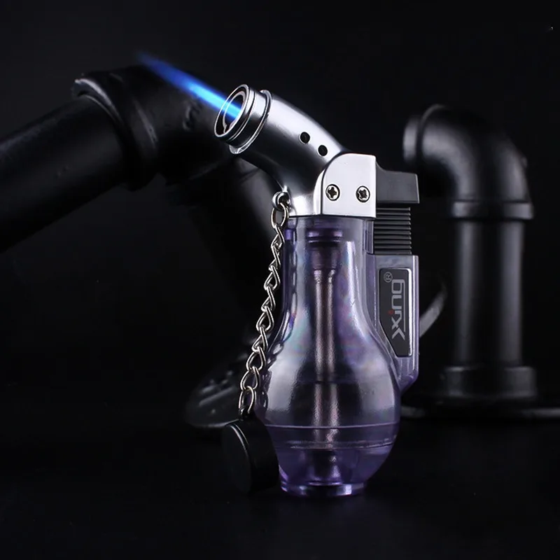 

1 PC Windproof Smokeless Flameless Butane Gas Lighter Lighter Electronic Cigarette Lighters Smoking Accessories Nice Gift
