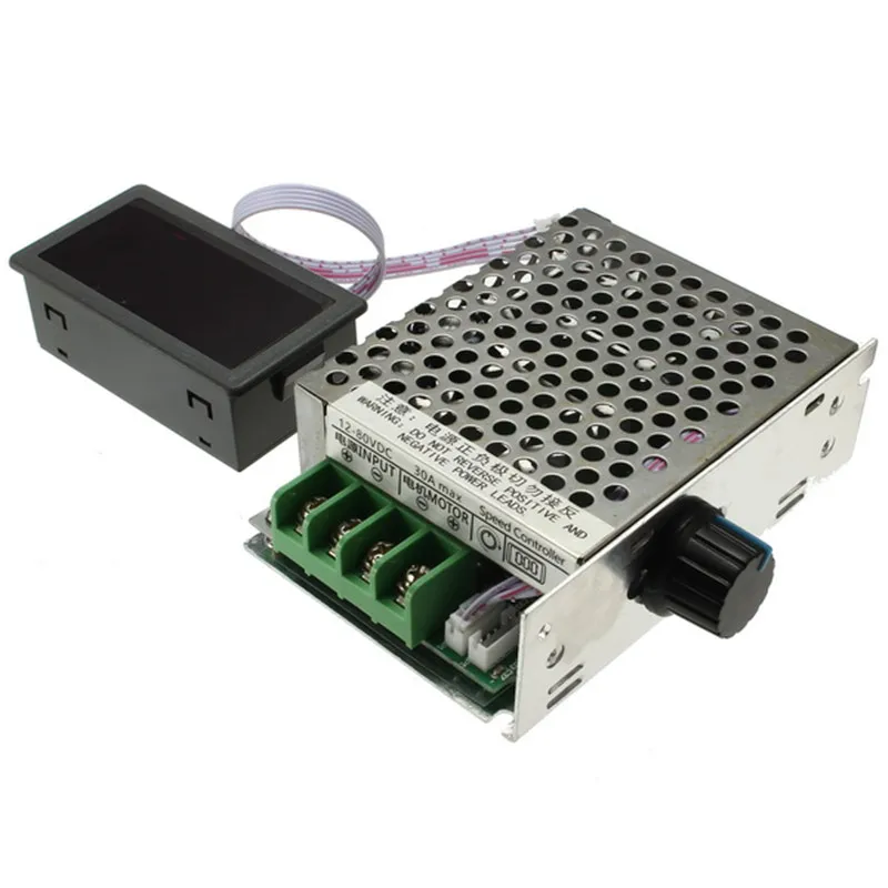 1 шт. DC12V-80V 30A высокой мощности цифровой ШИМ DC регулятор скорости двигателя абсолютно новый