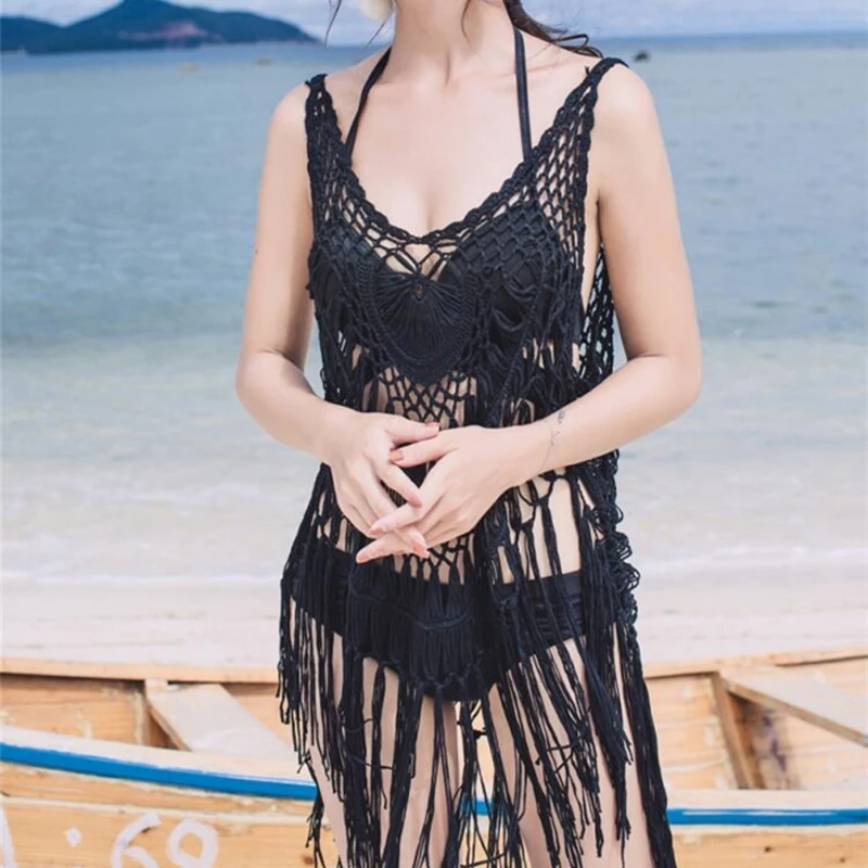 tassel bathing suit cover up