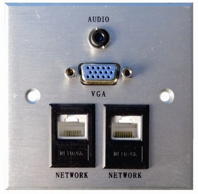 RCA/аудио многофункциональная информация av разъем алюминиевый материал