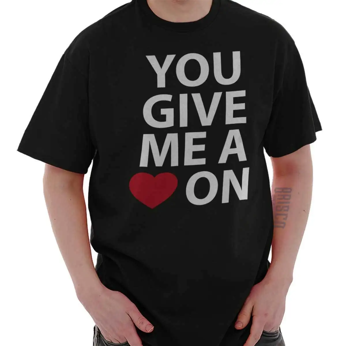 Сердце на Смешной Каламбур Rude t shirt Tee Offensive Ironic Dirty t-shirt Top дешевые оптовые футболки, 100% хлопок для человека, футболка с принтом Сердце на Смешной Каламбур Rude t shirt Tee Offensive Ironic Dirty t-shirt Top дешевые оптовые футболки, 100% хлопок для человека, футболка с принтом