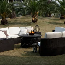 Новые круглый Pod уличная мебель 11 шт. диваны в наборе