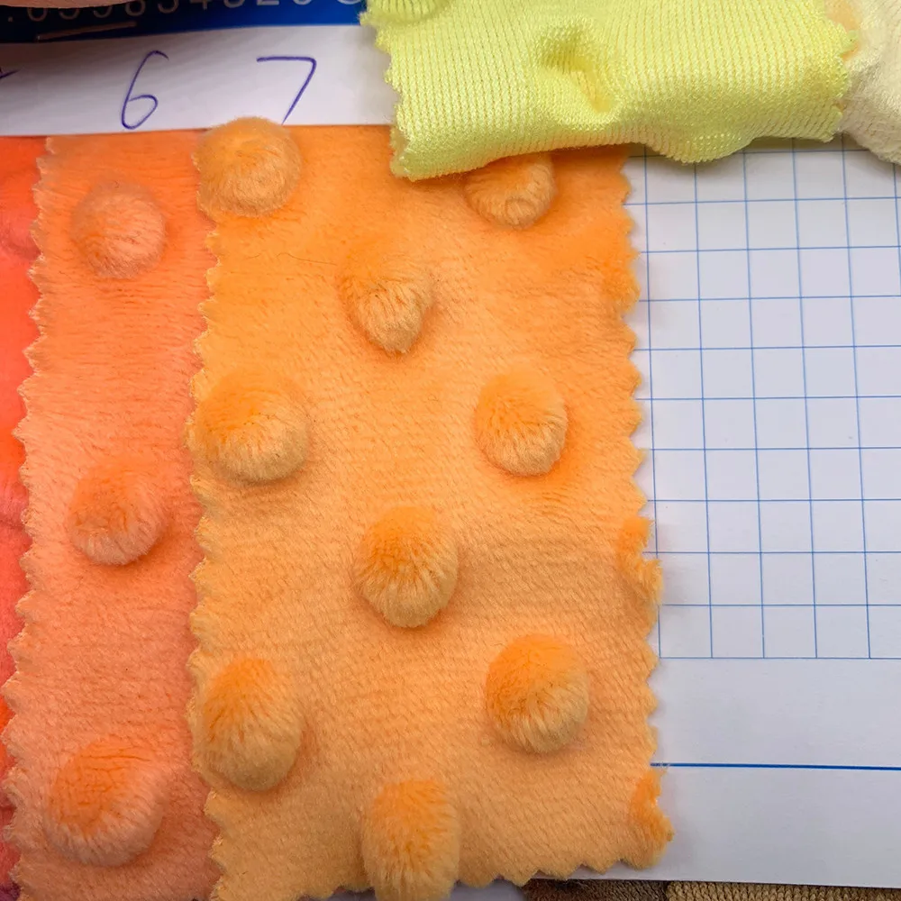 07 150x50/80/100 см 30 цветов, супер мягкая ткань в мелкий горошек для метра, ручная работа, шитье, одеяло, материал, не скатывается, плюшевая ткань - Цвет: 07