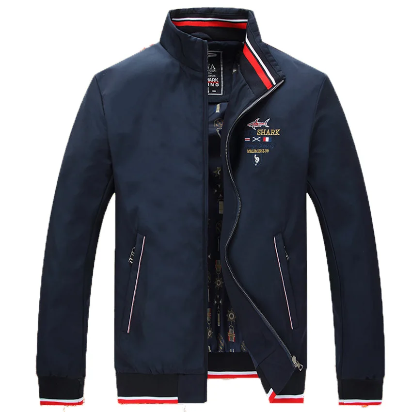 

Free shipping men's autumn business large size solid color jacket cotton thin collar cotton coat male clothing M-4XL 208