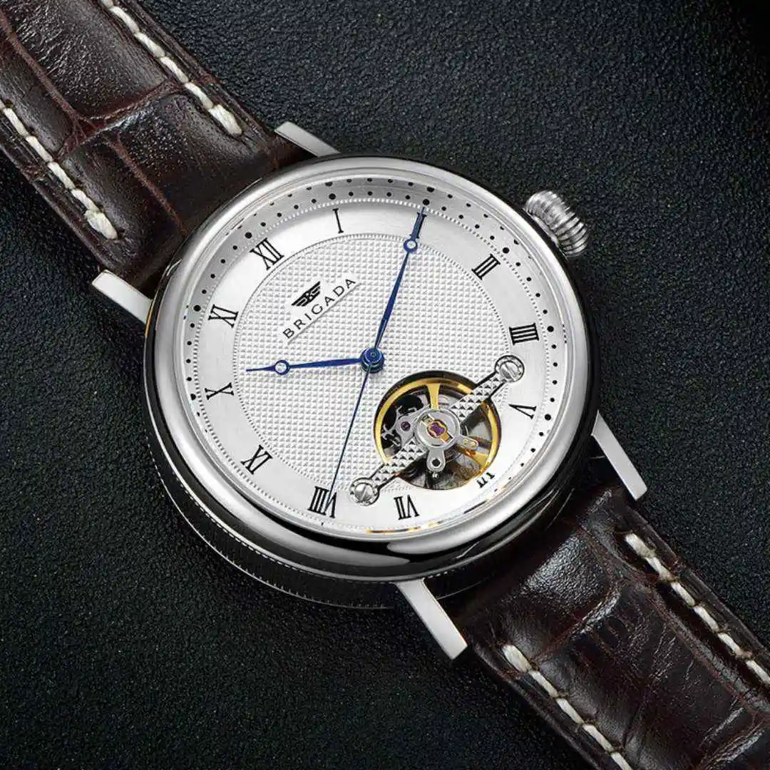

wrist watch Fyling Wheel Clown Wrist Watch Mens Automatic Dress Womens BRIGADA