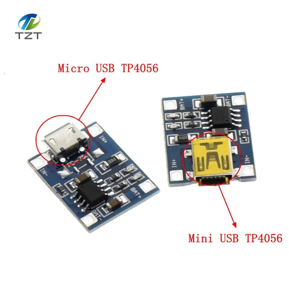 5 шт. TP4056 1A Lipo зарядное устройство Модуль литиевая батарея DIY микро порт Mike USB Новое поступление TP4056 MINI USB