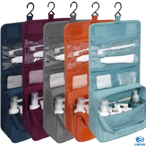 

Foldable Travel Package for Showering Travel Makeup Cosmetic Toiletry Case Wash Organizer Storage Pouch Hanging Bag Oxford Cloth