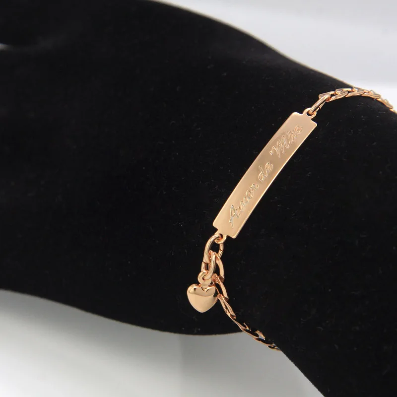 BR18-39_04a Amor de Mae kids jewelry baby bracelet gold bebe pulsera armband