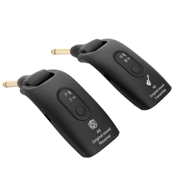 

2.4G Wireless Guitar Transmitter Receiver Electric Guitar Wireless System Built-in Rechargeable Battery 30M Transmission Range