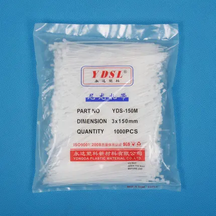 

Band 3*150mm self-locking nylon plastic strap 1000PC