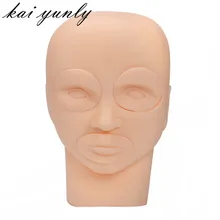 1 шт. полу постоянный Макияж татуировки глаз и губ 3D практика кожи головка манекена Training татуировки аксессуары DEC 6