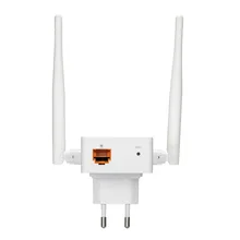 300Mbps Easy Setup Range Extender, Wireless WiFi Repeater with 2*4dBi External Antennas