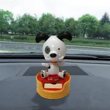 На солнечных батареях танцы животных качающиеся анимированные поплавок Танцующая игрушка автомобиль Декор собака 4,0