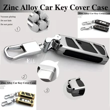 3 color Metal Remote protection control shell car key case Chains key bag for Mazda CX