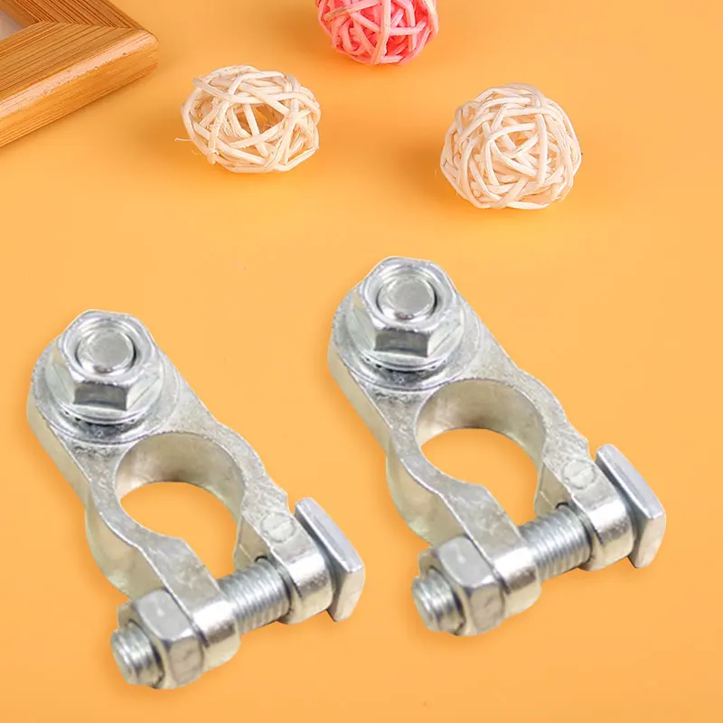 

Vehemo HoT 2 Pcs Car Truck Battery Terminal Connector Clips Negative Positive