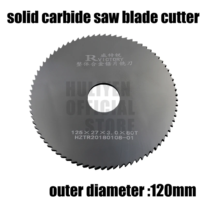 

2pcs 120mm out dia circular slitting saw blade cutter 120*1.0 120*3.0 Teeth Tungsten Steel Saw Blade 40mm Milling Cutter