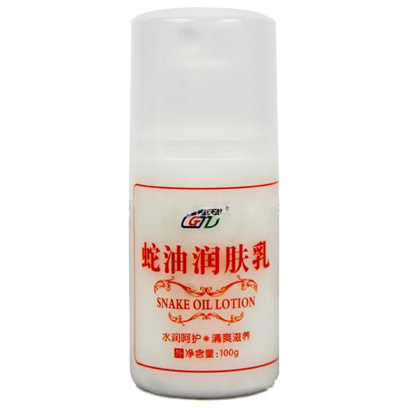 

100g Snake Oil Paste Lotion Facial Cream Oil Control Brighten Tender Face Moisturizing Lighten Whiten Soften Skin Care T77