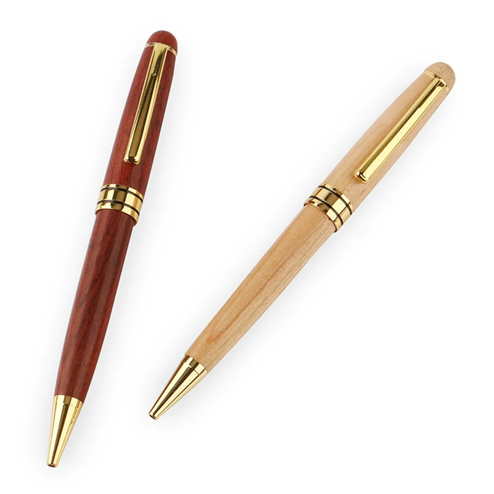 wooden pen logo engraved laser pens boligrafos escolar kalem