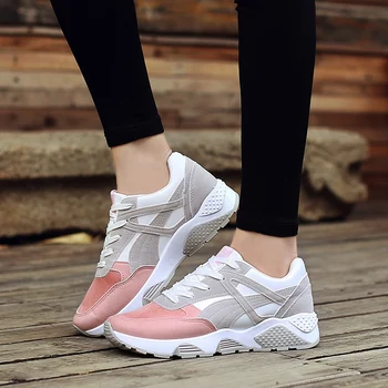 

Women Sport Running Shoes 2017 Breathable Outdoor Sport Light Running Sneakers All Season zapatillas mujer sneakers
