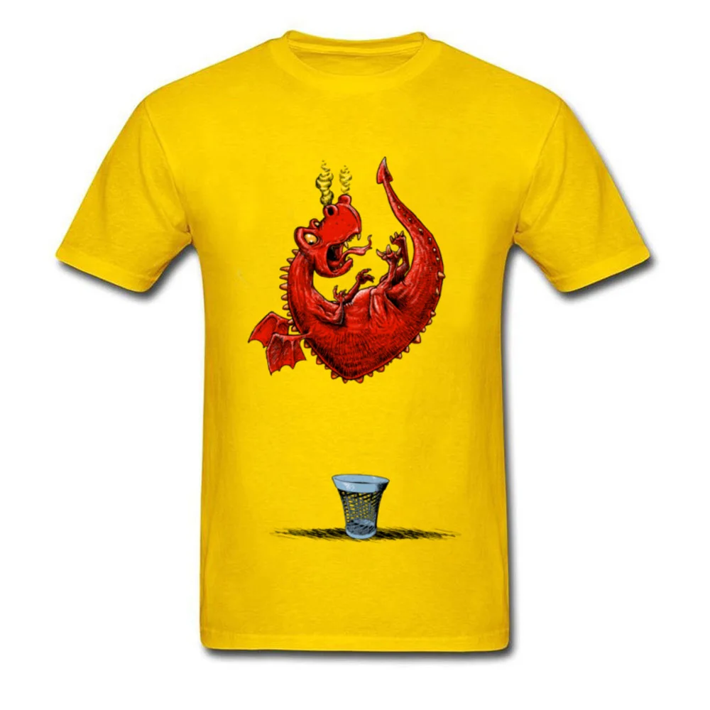 Drag n Drop All Cotton Men Short Sleeve Tops Shirt Summer Summer T Shirt Printed On Tee-Shirt Designer Round Collar Drag n Drop yellow