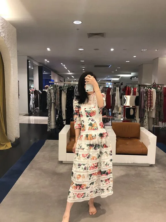 Высококачественные модные длинные женские платья Maxi с коротким рукавом и цветочным принтом, тонкие платья в стиле бохо, кружевное платье для женщин, Vestidos E796