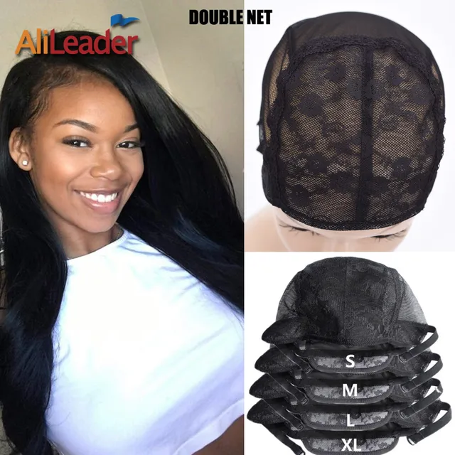 Black Alileader Hair 1piece S/M/L/ extra Large Wigs Accessories