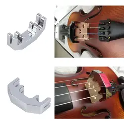 SYDS мини-скрипка Репетиционная сурдина металлическая Серебряная скрипка глушитель для тишины оптом