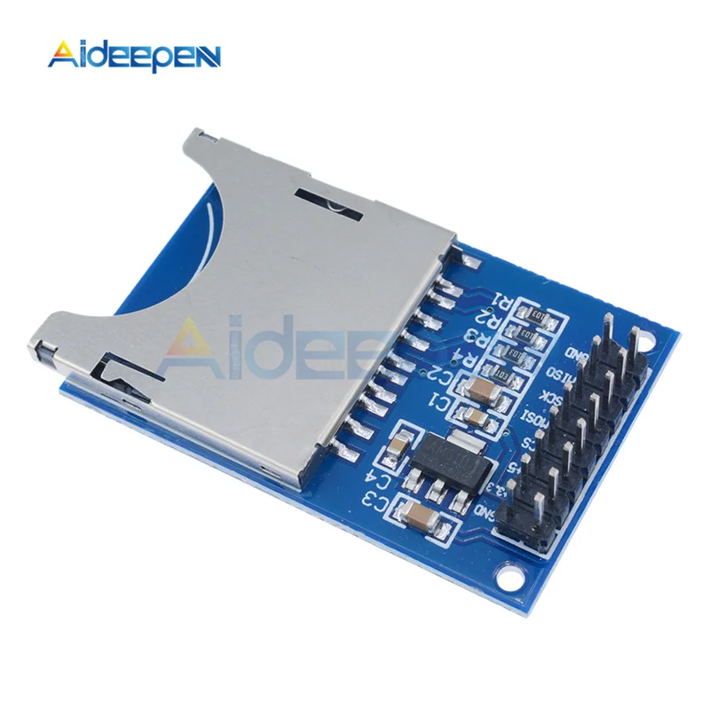 Модуль для чтения и записи SD карт 3 В/5 В Arduino разъем ридер ARM MCU|Детали аксессуары