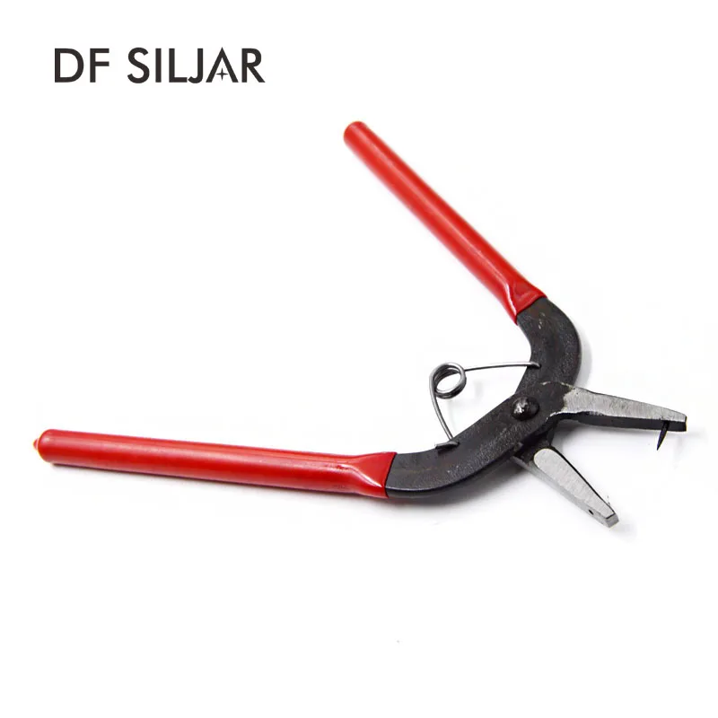 Red Metal Hole Punch Jewelry Pliers Crimp Tools And Equipments For DIY Hand Pincer Findings Y850