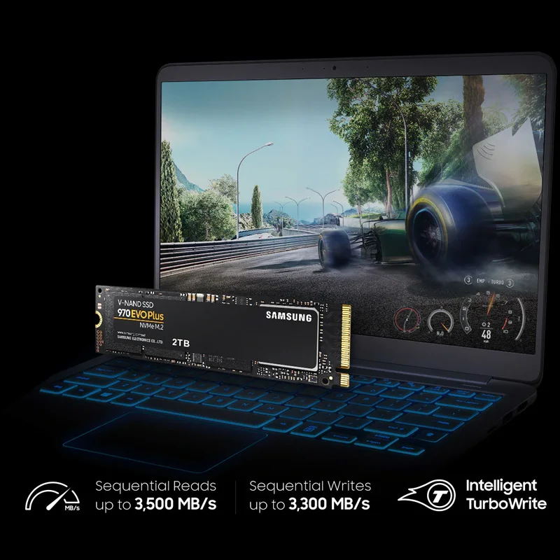 Samsung 500GB SSD 970 EVO PLUS M.2 250GB ТБ nvme pcie Внутренний твердотельный диск HDD жесткий дюймовый